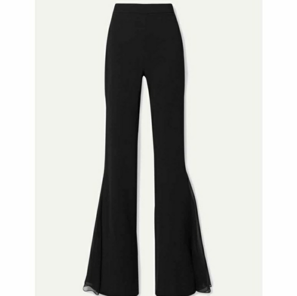 Cushnie silk black pants
